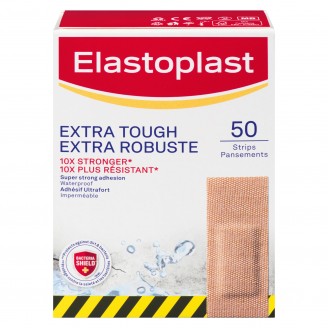 Elastoplast Extra Tough Waterproof, 50 Bandages